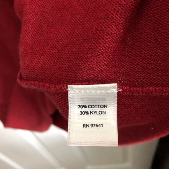 J. Jill red cotton blend sweater dress in size M - Picture 5 of 5